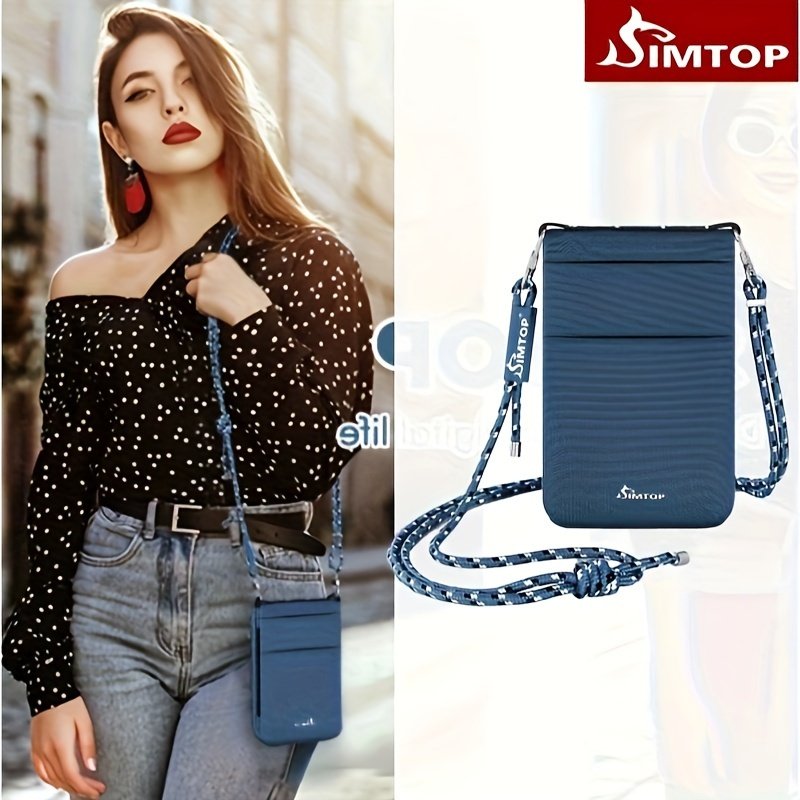With Credit Card Slots Adjustable Shoulder Strap Small Crossbody Cell Phone Bag for Women, Mini Over Shoulder Handbag Purse