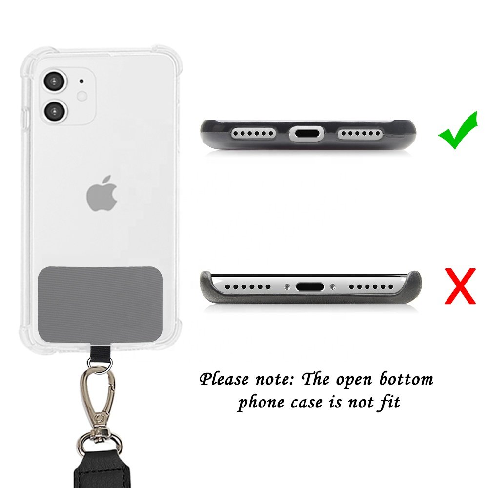 Amazon adjustable and detachable Polyester neck Lanyard and mobile phone safety tether phone lanyard for iPhone,Galaxy,Huawei