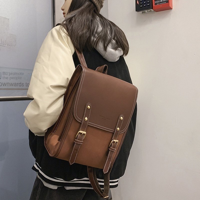 2024 New Large-capacity Student Class Backpack College Style Japanese Backpack