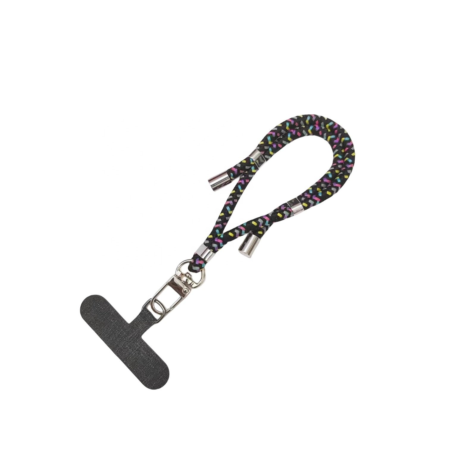 Mobile Phone Accessories high quality adjustable polyester pp nylon short camera wrist strap lanyard for earphone case wallet