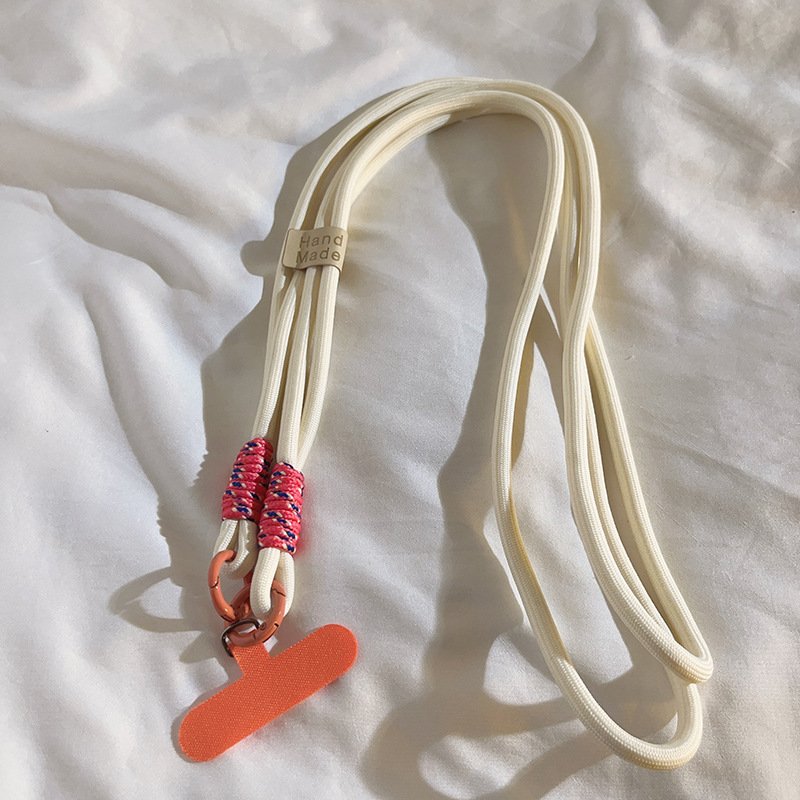 Handmade Woven Nylon Crossbody Phone Strap Universal Anti-Lost Mobile Chain Phone Lanyard Stylish Accessory for All Smartphones