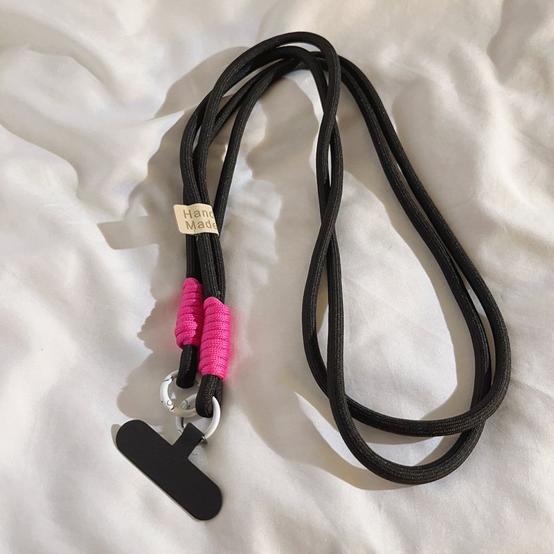 Handmade Woven Nylon Crossbody Phone Strap Universal Anti-Lost Mobile Chain Phone Lanyard Stylish Accessory for All Smartphones