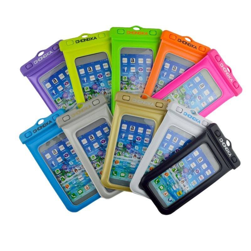 Factory Wholesale phone cases bag Beach lightweight neck strap waterproof phone bags