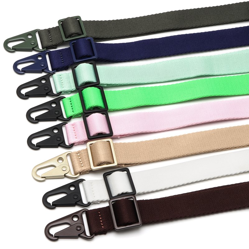 Colorful Phone Accessories Shoulder Strap Polyester Phone Lanyard Mobile Phone Straps with Metal Snap Hooks