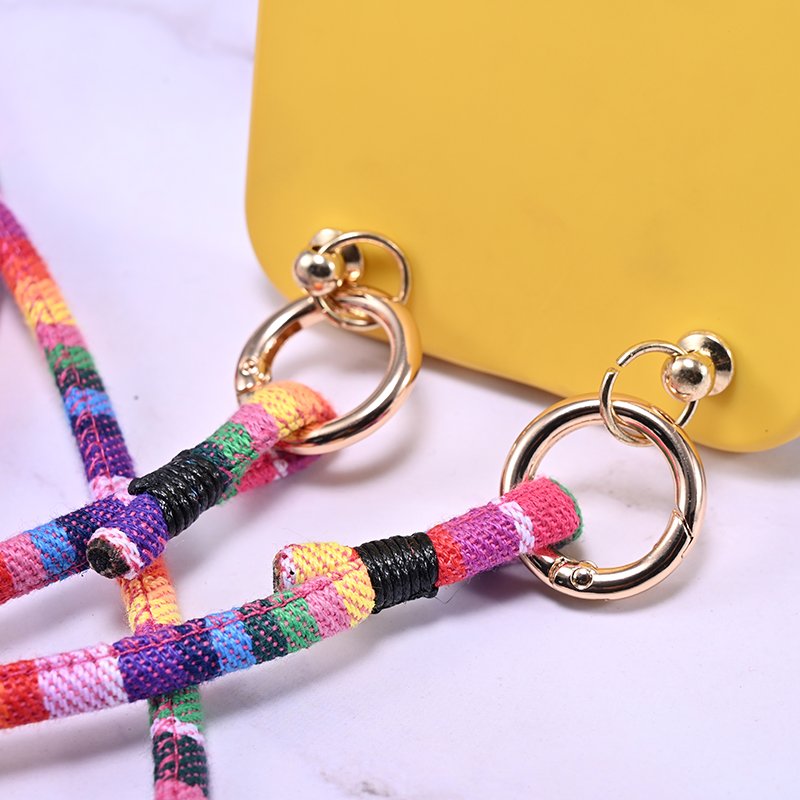 Fashion 120cm Rope Phone Chain Telephone Jewelry For Women Bag Chain Anti-Lost Charm Lanyard Bohemian Long Mobile Phone Strap