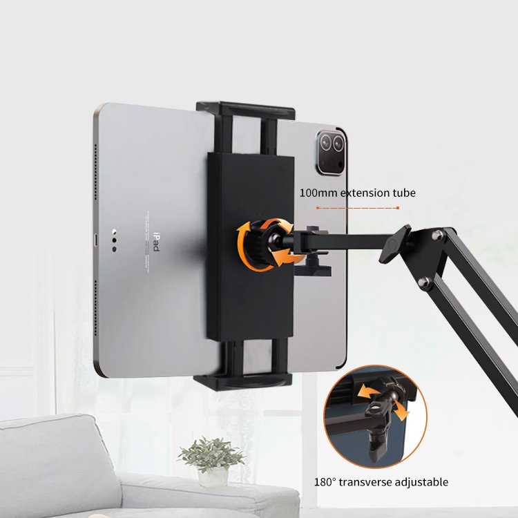 Adjustable Flexible Lazy phone Holder On Bed Beside Desktop Mount phone Clip Bracket mobile Stand For 4.7-12.9 Inch Cellphone