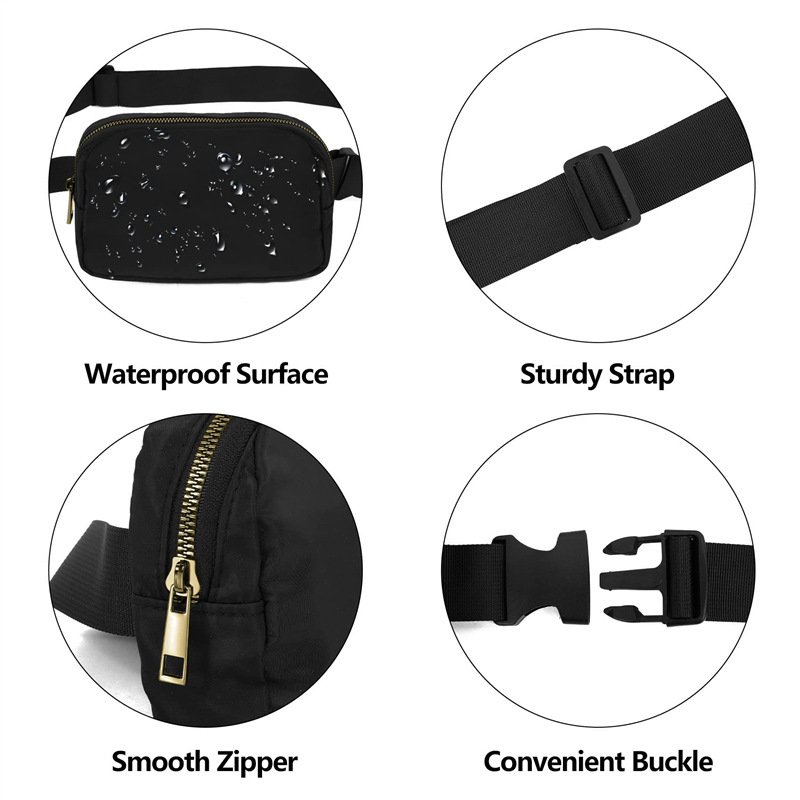 crossbody fashion chest bag for men high quality waterproof sport crossbody waist sport bag waist fanny pack for sport