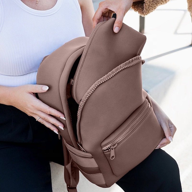 Fashion Large capacity Weekend Travel handbag Gym travel bag Custom Logo Neoprene bag set Man Women backpack