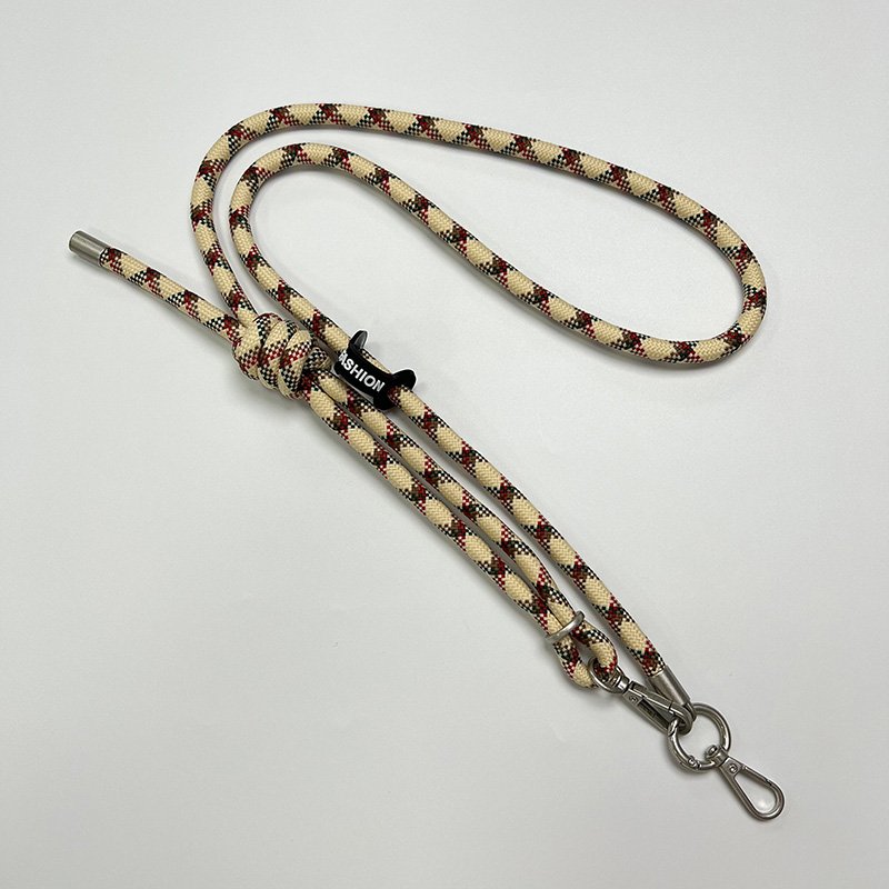The newly adjustable and customizable lanyard is equipped with a large buckle.