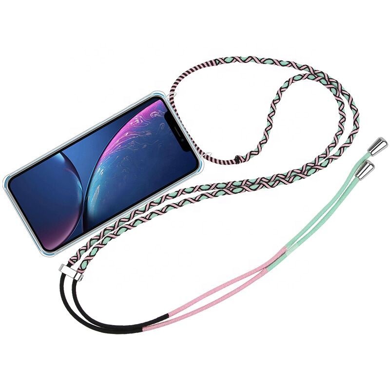 Rope Thread Wrapped String Neckband Braided Wire Colorful Phone Straps For Iphone Or Sumsung