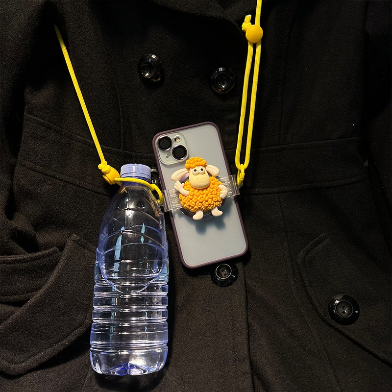 mobile phone lanyard creative long neck hanging woven lanyard detachable anti loss mobile phone accessories