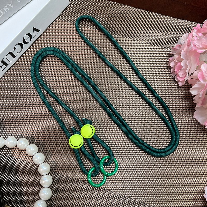 mobile phone lanyard creative long neck hanging woven lanyard detachable anti loss mobile phone accessories