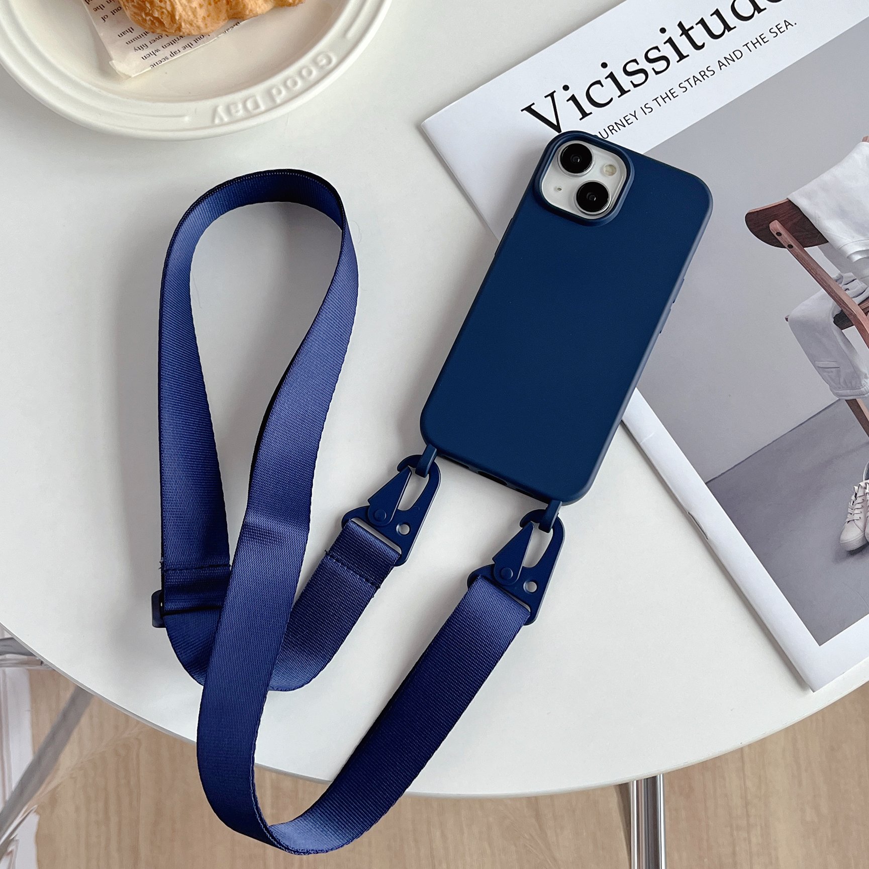 MAXUN Mobile Phone Cover Cord Universal Crossbody Lasso Necklace Rope Patch Dacron Strap Flannnel Tab Tether Case For Iphone