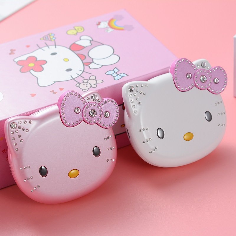 Hot children's mobile phone K688 Hello Kitty cute dual card key student mini small clamshell