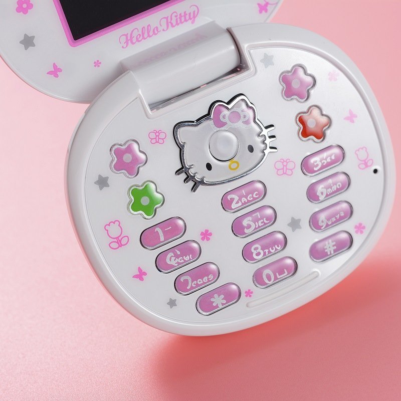 Hot children's mobile phone K688 Hello Kitty cute dual card key student mini small clamshell
