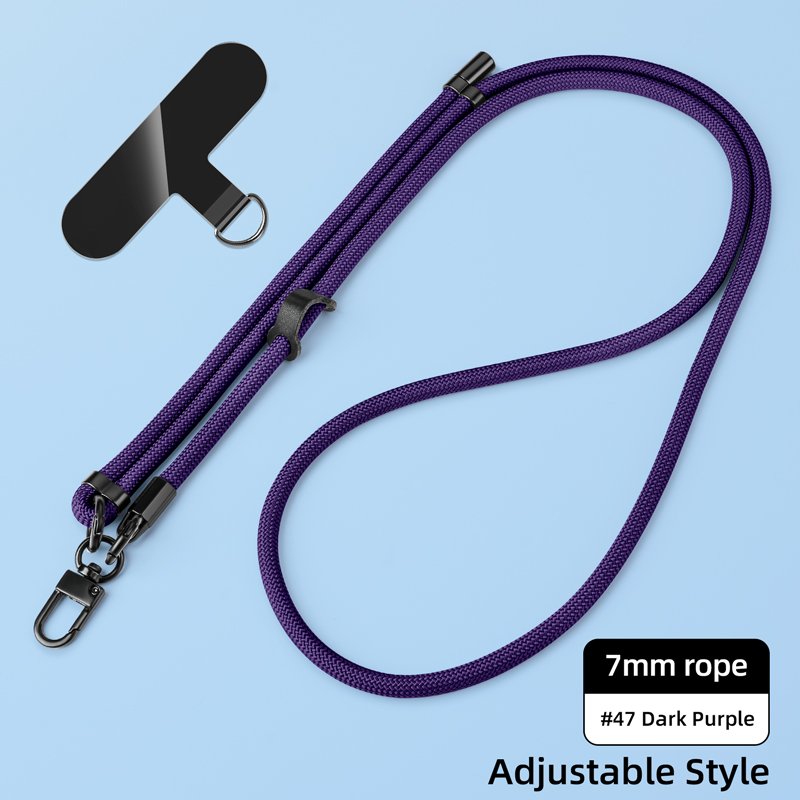 Cell phone strap crossbody nylon Lanyard Universal Mobile Phone Lanyard Crossbody Necklace Strap Patch Tether Adjustable length