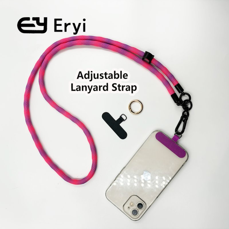 Universal Lanyard Keychain Short Hang Around Neck Wear Strap Mobile Phone Tether Patch With Straps For Mobile Phones