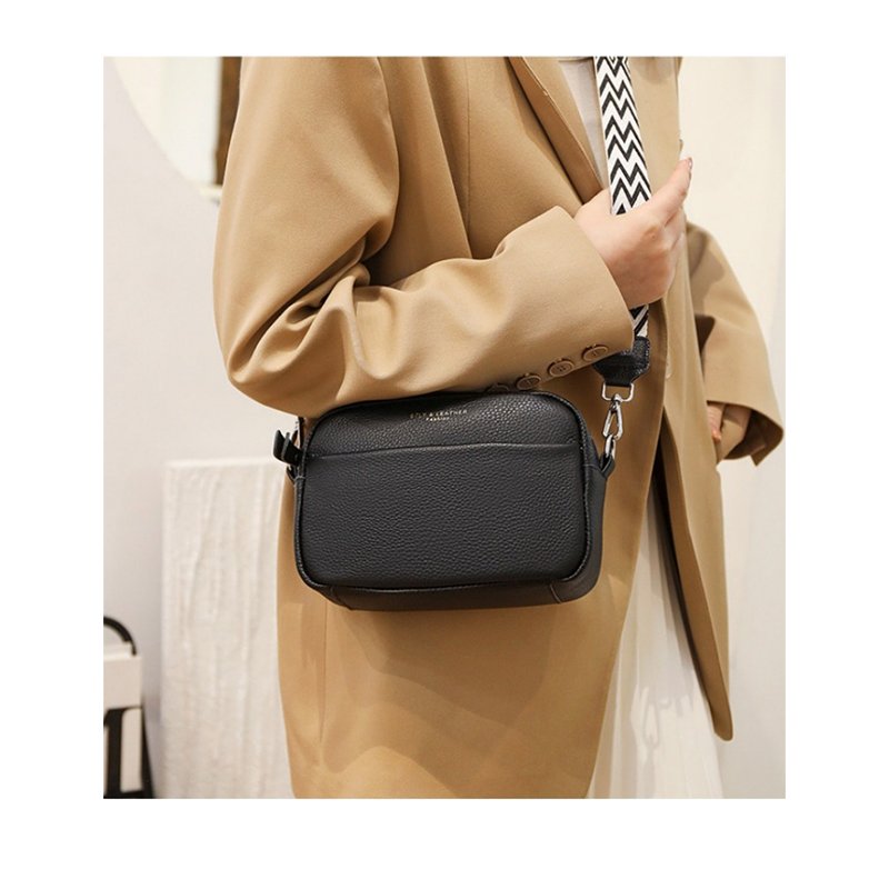 In Stock Wholesale Price Fashion Crossbody Bag Mobile Phone Wallet PU Shoulder Bag With Jacquard Shoulder Strap