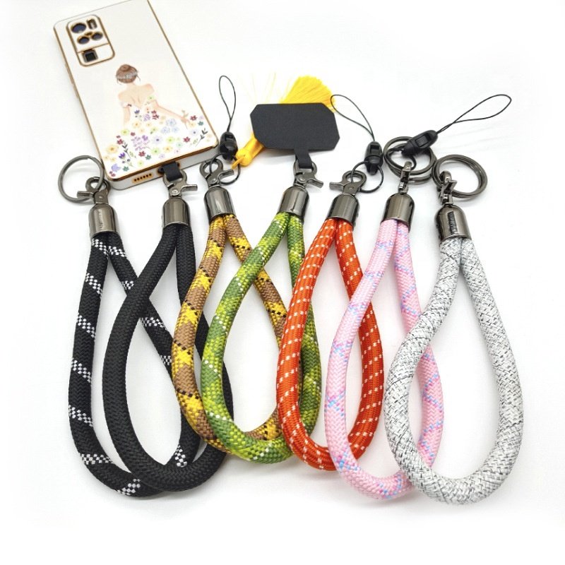 New Color Keychain Lanyard Mobile Phone Tether Wrist Strap Lanyard Anti-loss Wrist Strap