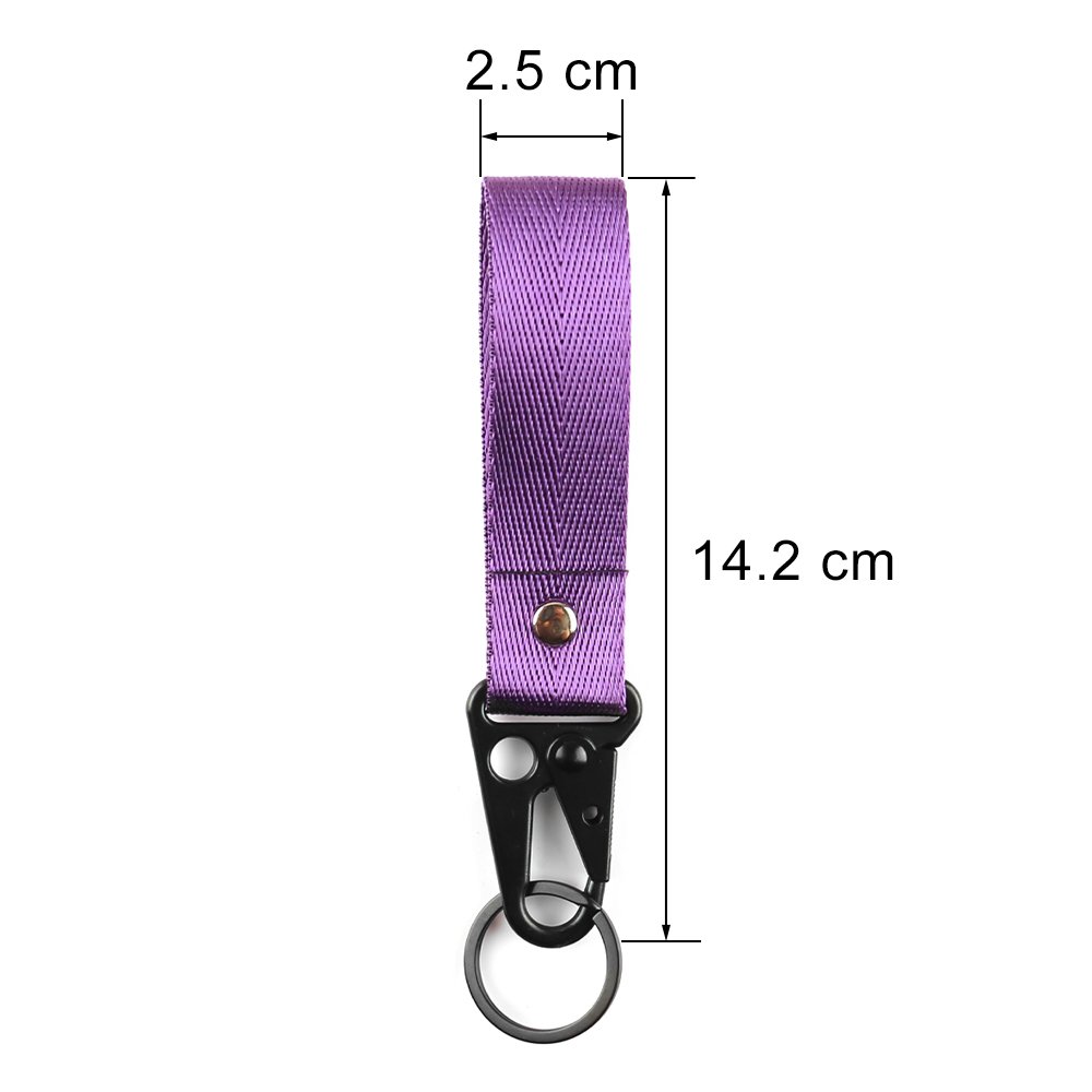 Custom Wrist Strap Wholesale Short Lanyards Key Chain Eagle Mouth Metal Hook Leather Custom Keychain Key Lanyard