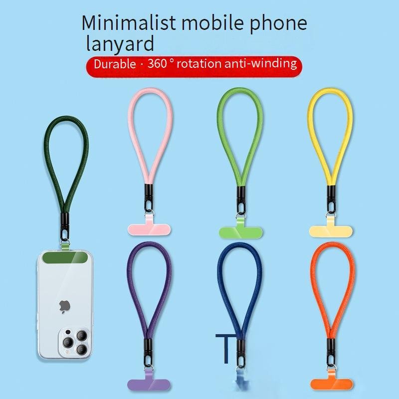 High Quality 8 mm Universal Mobile Phone Cord Wrist Phone Rope Phone Lanyard Short Cellphone Cord