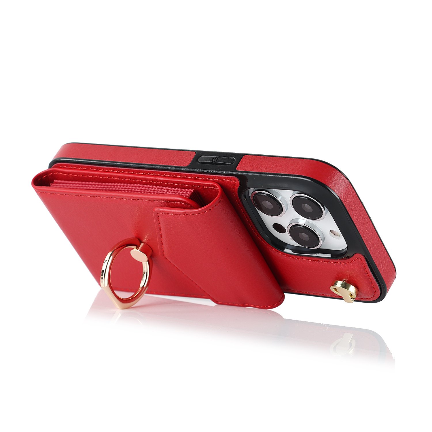 PU Leather Card Wallet Phone Case Cover Luxury RFID Leather Phone Case For iPhone 6S X 12 13 14 15 Pro max