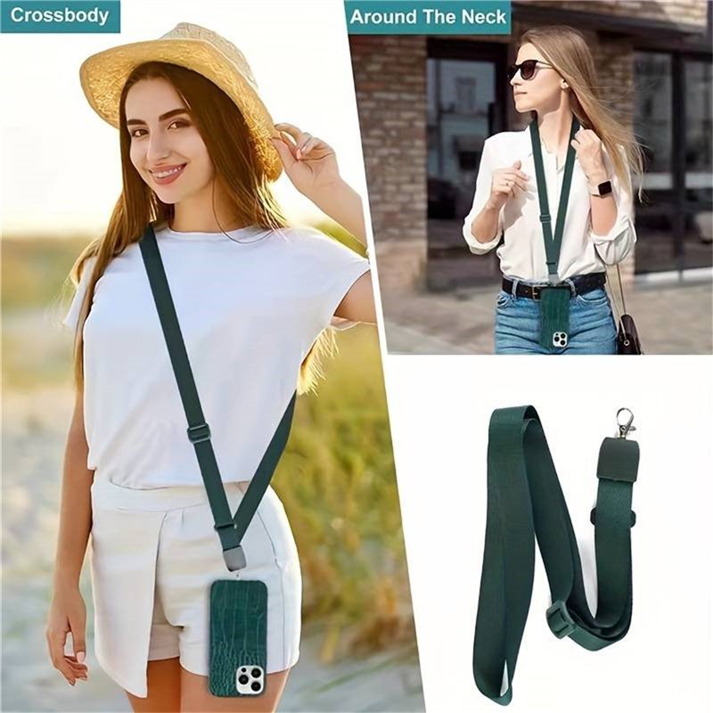 Stylish Colorful Weave Phone Straps Lanyard Cute Sport Lanyards Fashion Long Mobile Phone Rope Pendant For iPhone 16Pro Strap