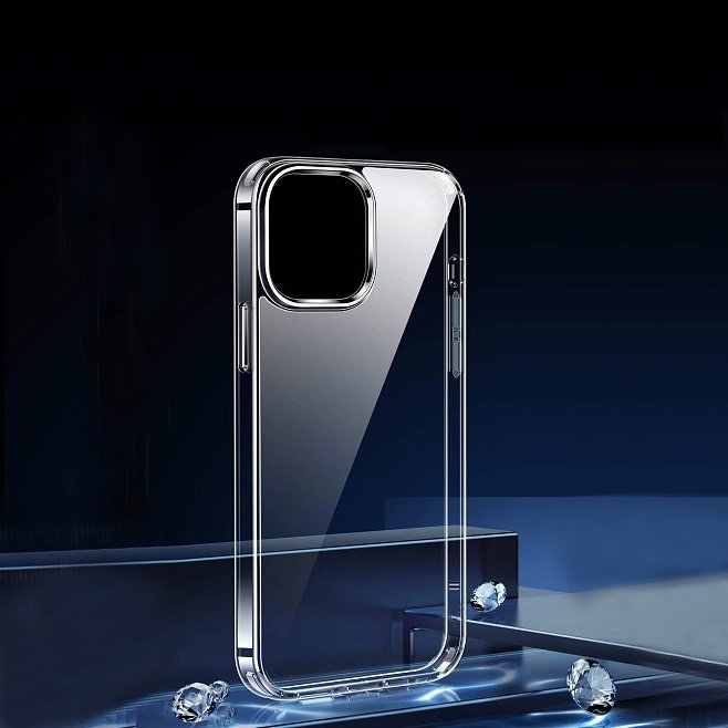 Transparent Tempered phone Case For Iphone16 15 14 13 12 11 Pro Max Shockproof Mobile Phone Case For iPhone