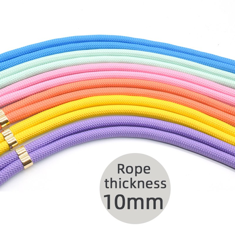custom adjustable for iphone case 14 15 crossbody detachable neck cell mobile thick round cord phone strap lanyard cord rope