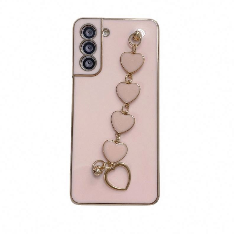 For Samsung S22 S21 A53 A13 A52 A72 Mobile Phone Case Cover For XiaoMi PocoX3 Redmi note9/10/11 Phone Cases with Love Bracelet