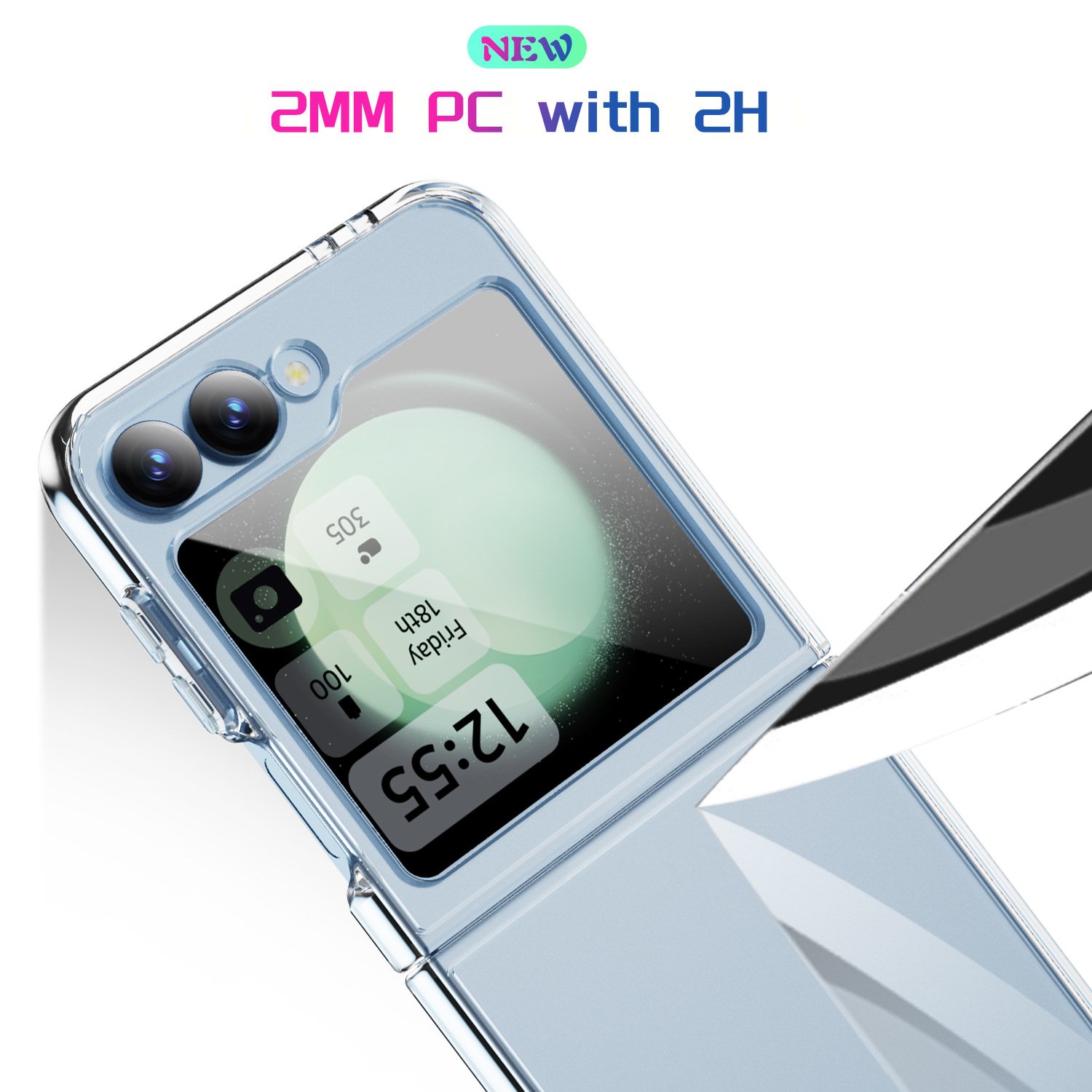 Transparent Suitable for Samsung Z FLIP6 Acrylic Two-in-One Set Beer Mobile Phone Case Factory Wholesale