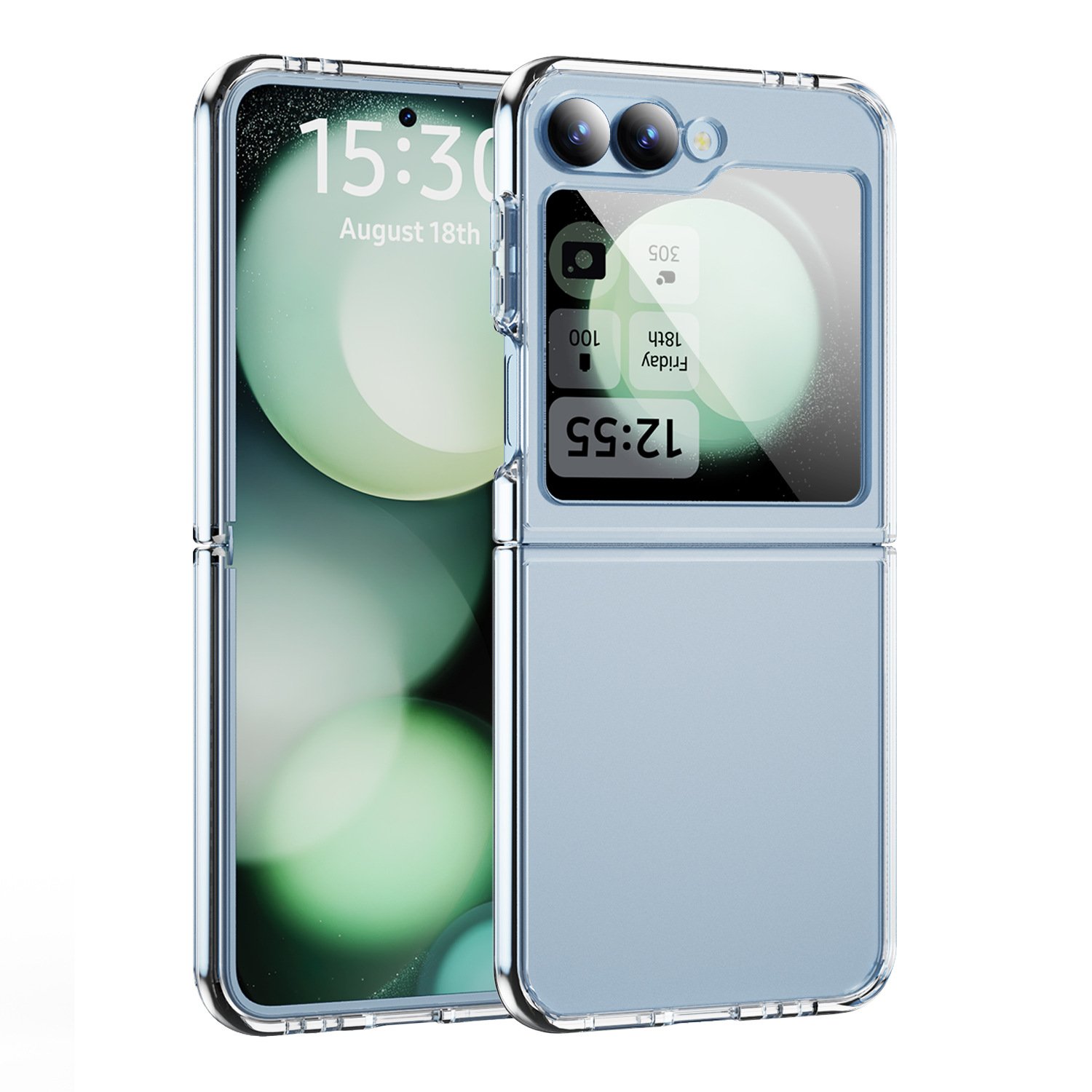 Transparent Suitable for Samsung Z FLIP6 Acrylic Two-in-One Set Beer Mobile Phone Case Factory Wholesale