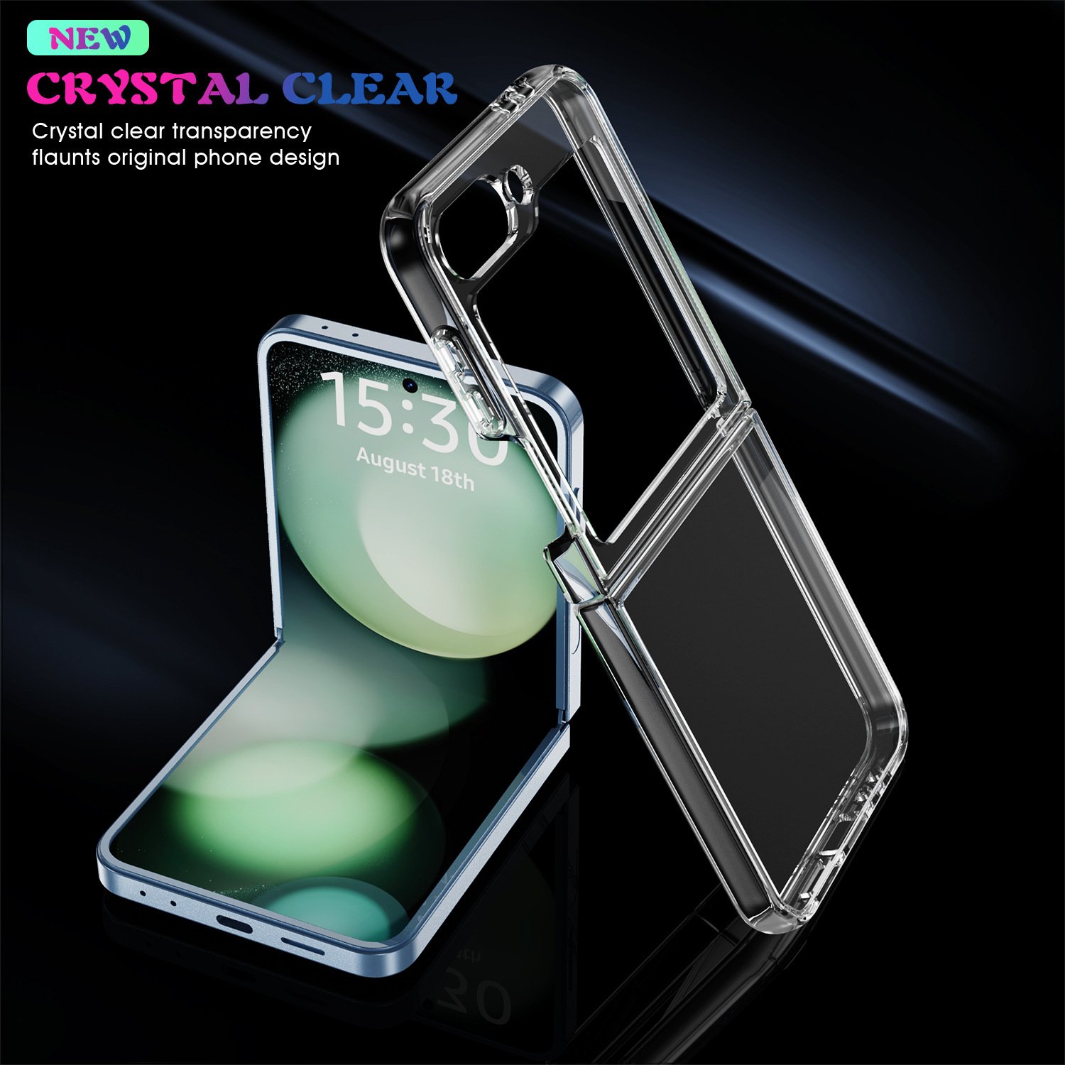Transparent Suitable for Samsung Z FLIP6 Acrylic Two-in-One Set Beer Mobile Phone Case Factory Wholesale