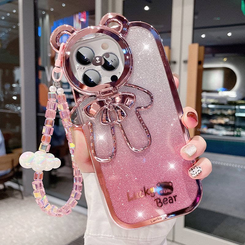 New women glitter beauty protective capa for iphone se 2020 phone case for iphone 15 accessories