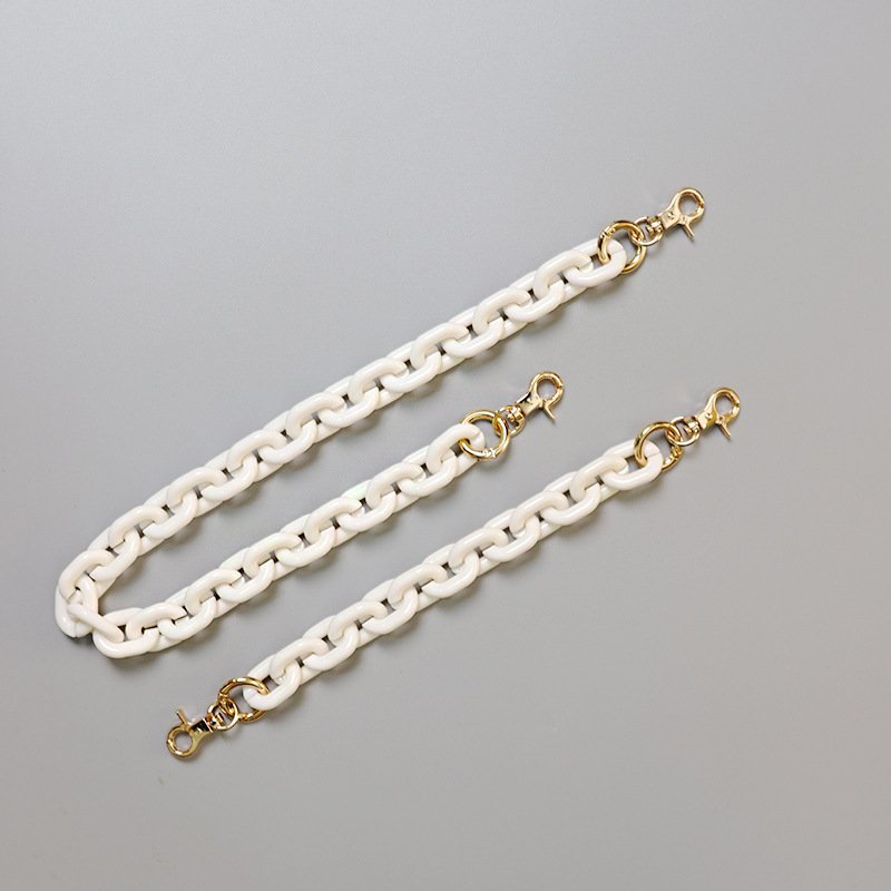 Hot New Summer Mobile Phone Anti-loss Chain Acrylic 48cm Long Neck Phone Chain Amber Custom Temperament Retro Leopard Women