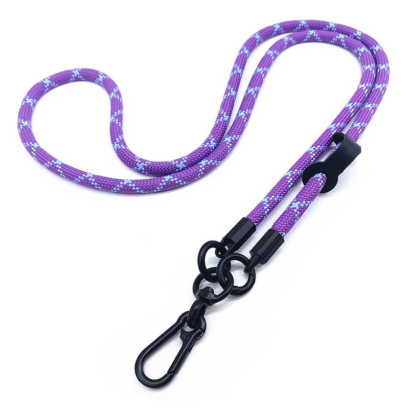 High-End 10mm Thick Polyester Mobile Phone Strap Multifunctional Detachable 10mm Camera Lanyard Crossbody Back Neck Safety Rope