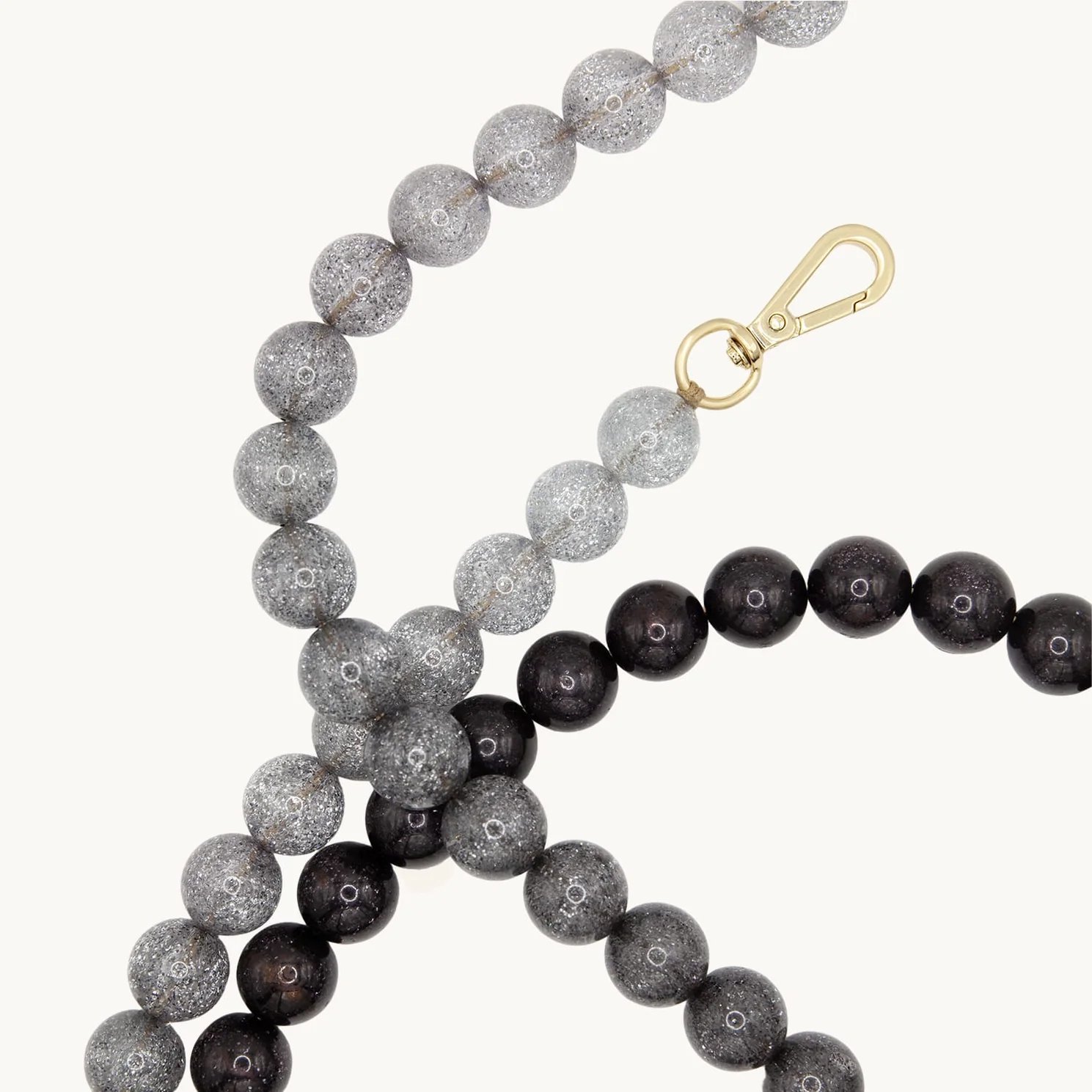 Manufacturers wholesale fashion acrylic beads charm phone handmade pearl beads mobile phone neck strap chain cell phone