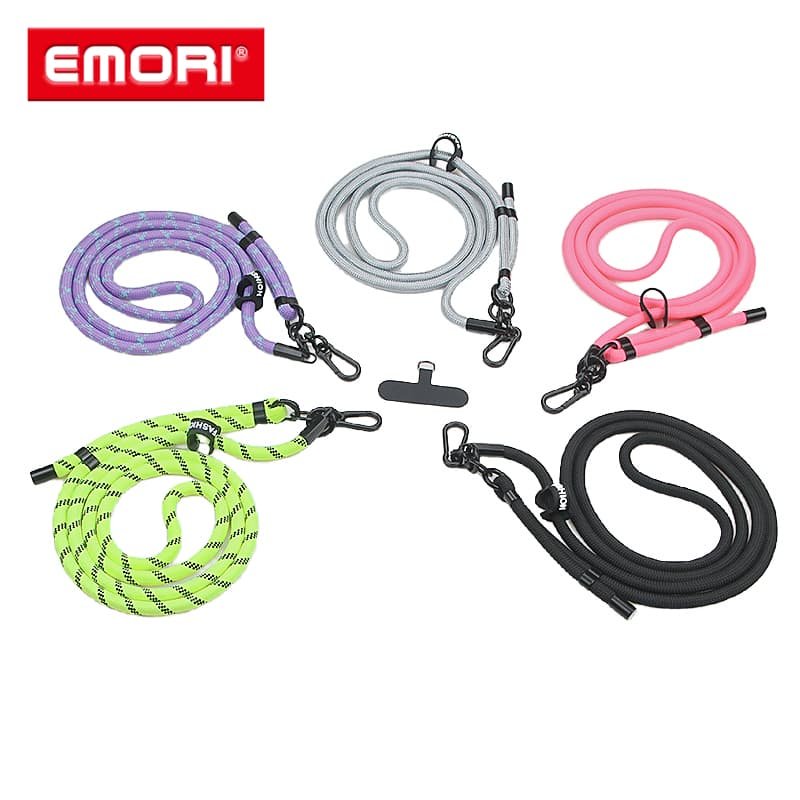 New Arrival Long Mobile Phone Lanyard Crossboldy Patch Safety Nylon Lanyard Strap for Phone