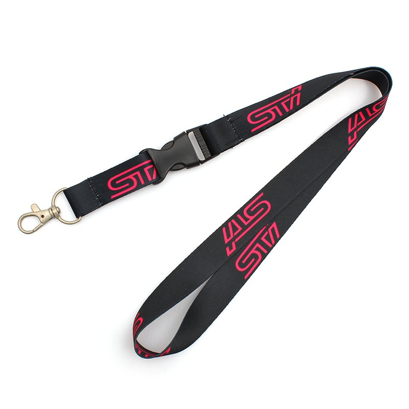 Custom Nylon Lanyard with Logo ID Card Badge Holder Mobile Phone Strap and Keychain Accessory featuring a Hook