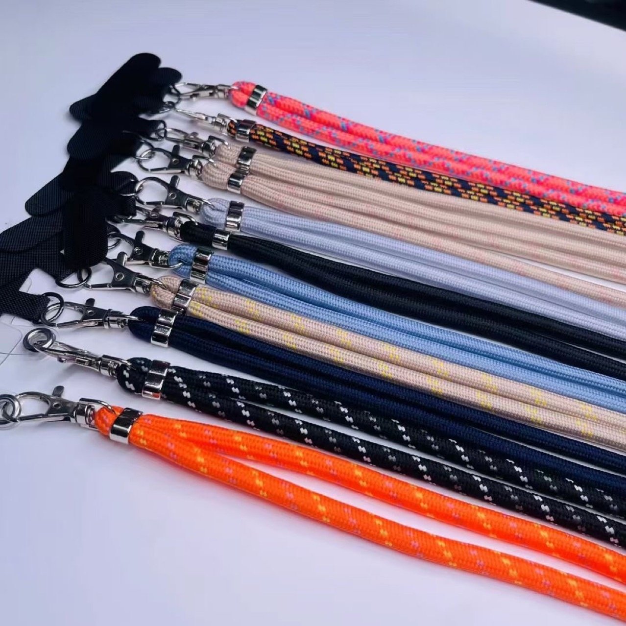 Purchase Product Cell Phone Lanyard 120cm Neck Crossbody Shoulder Adjustable Detachable Patch Strap Universal Phone Lanyard