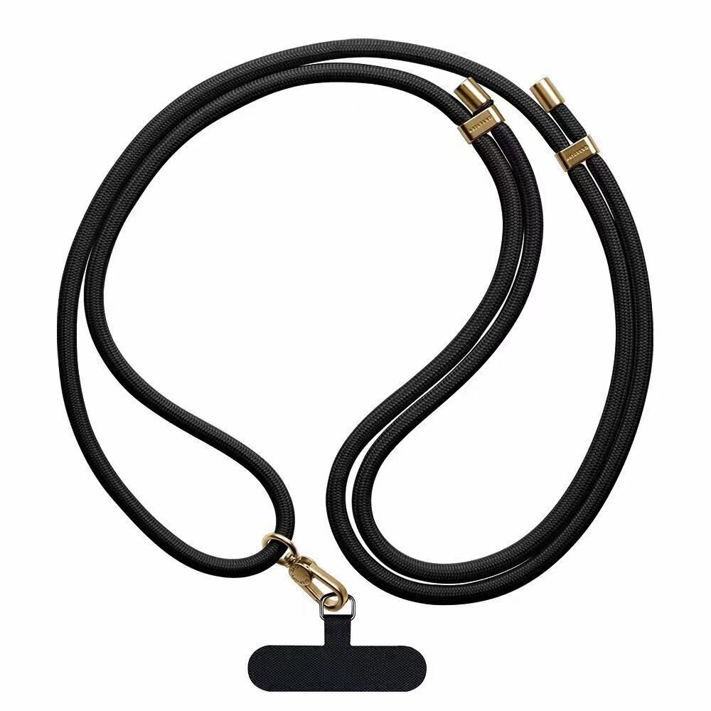 High quality Hot Universal Crossbody fluorescent detachable hands-free stand with hook patch phone strap