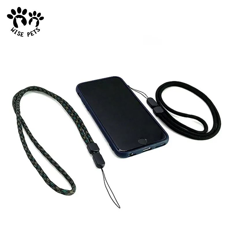 Luxury Key Chain Universal Cord Rope Cell Phone Clip Rope Mobile Phone Round Neck Strap Lanyard With Adjuster Length Control