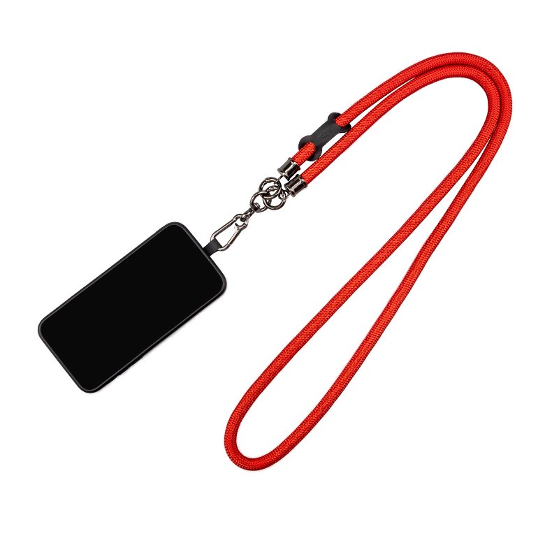 Free Sample Factory Custom Logo Nylon Cord Cellular Mobile Phone Shoulder Rope Lanyard Strap Case For Phone Lanyard