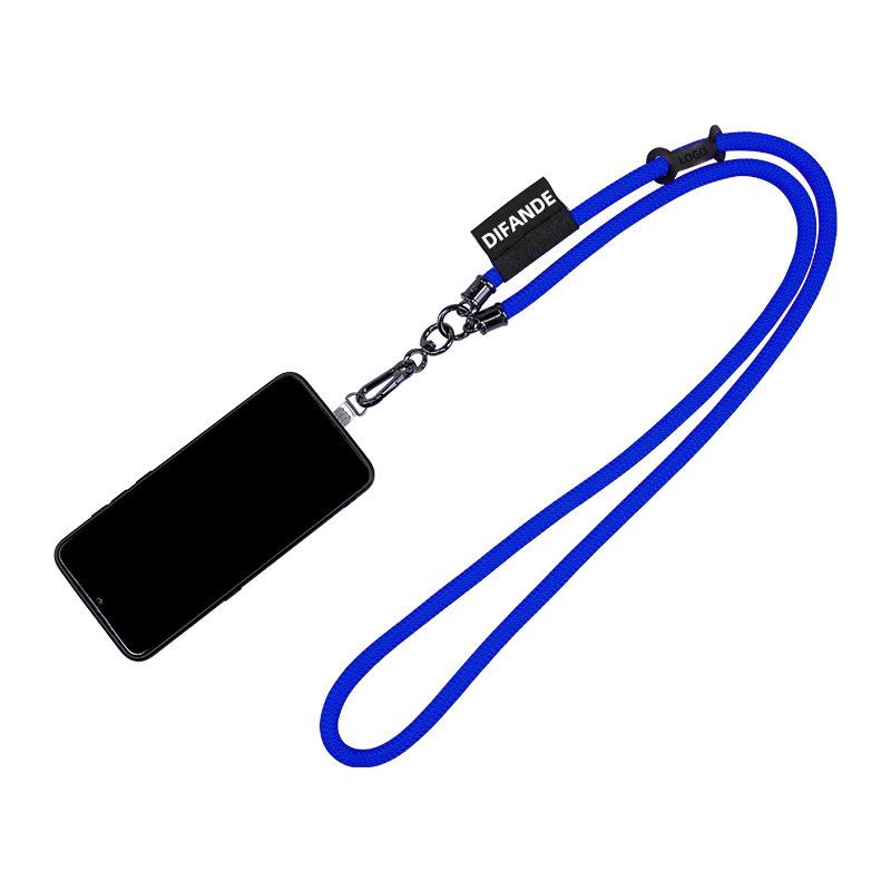 Free Sample Factory Custom Logo Nylon Cord Cellular Mobile Phone Shoulder Rope Lanyard Strap Case For Phone Lanyard
