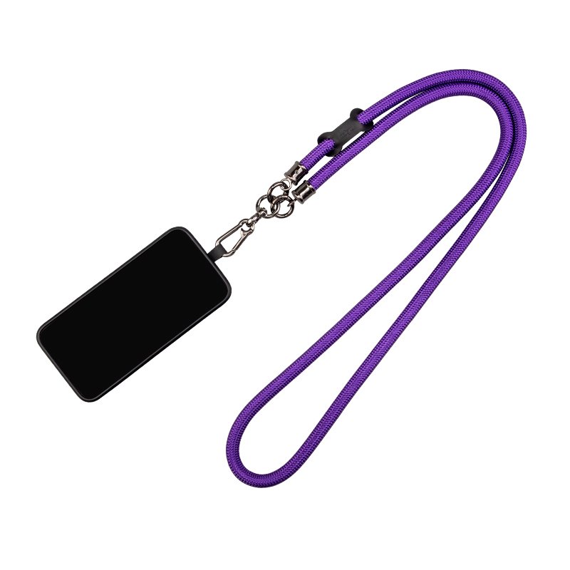 Free Sample Factory Custom Logo Nylon Cord Cellular Mobile Phone Shoulder Rope Lanyard Strap Case For Phone Lanyard