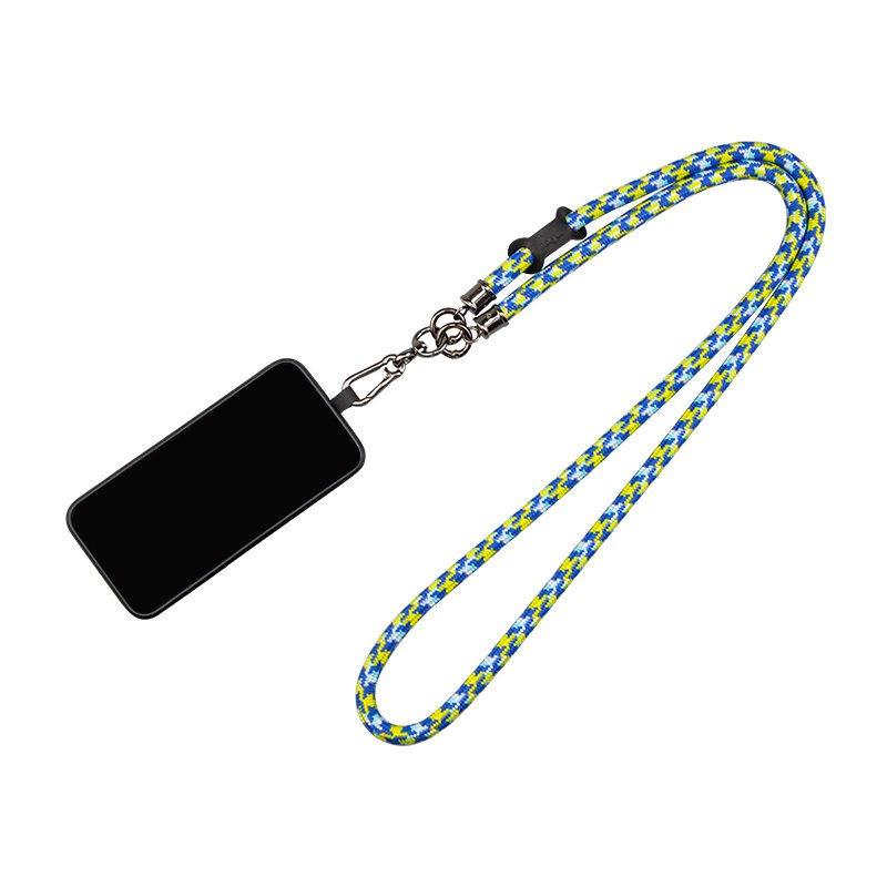 Free Sample Factory Custom Logo Nylon Cord Cellular Mobile Phone Shoulder Rope Lanyard Strap Case For Phone Lanyard