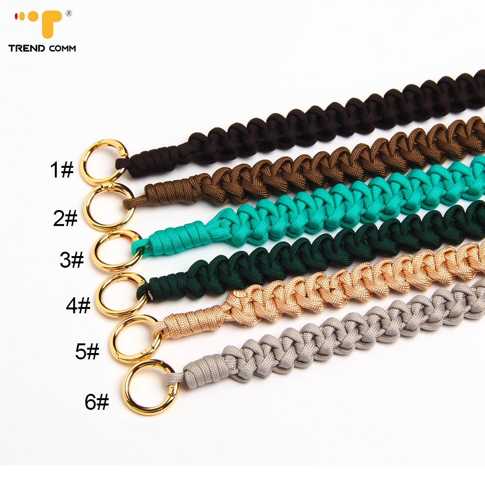 Macrame Brown Braided Textile Phone Strap Crossbody Mobile Phone Case for Shoulder Use