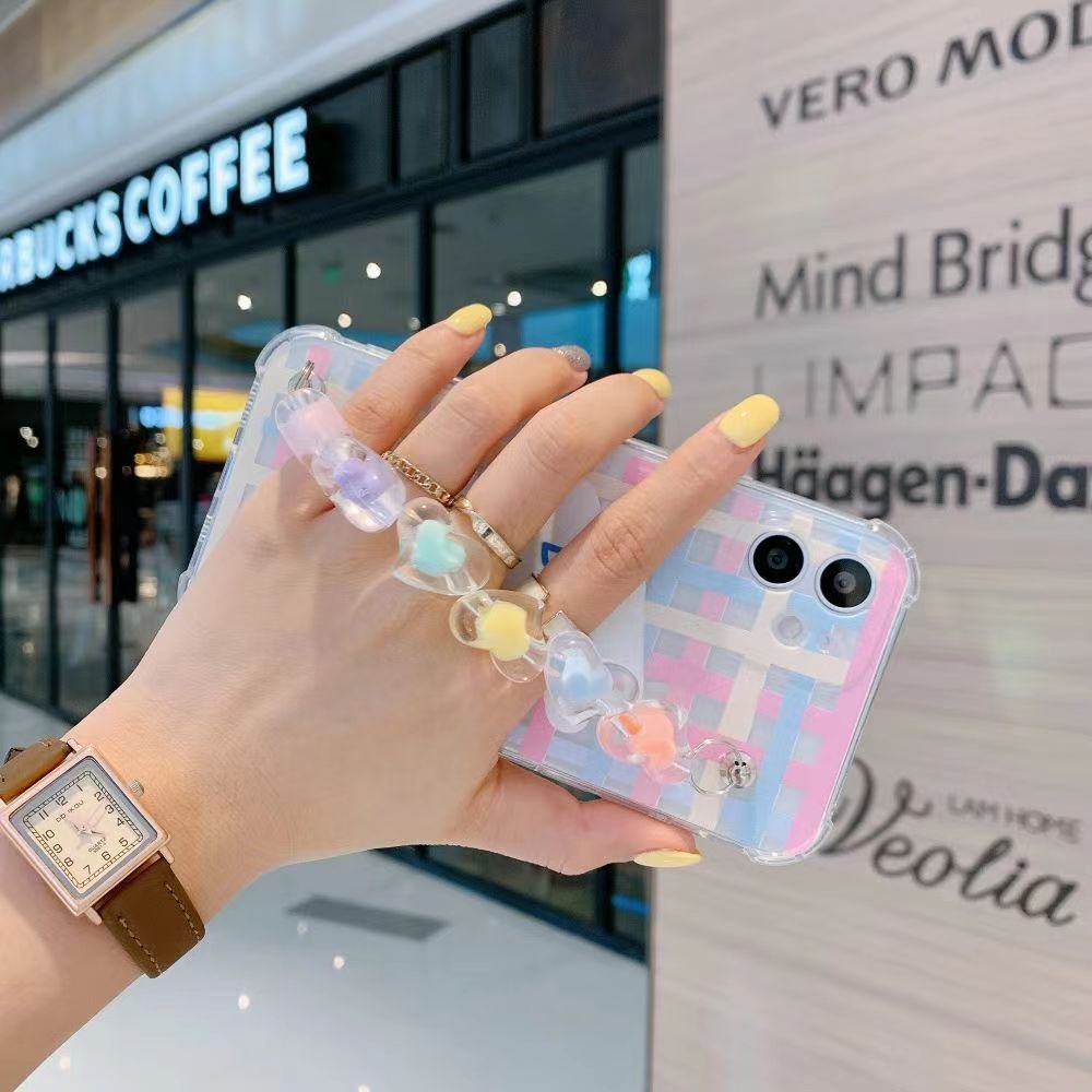 Mobile Cell Phone Back Cover Cases Bags for Infinix Hot 30i Play Note 30 X6833b Zero Ultra X6820 DIY Hnad Strap Shockproof