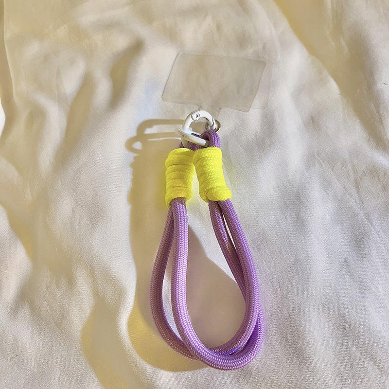 Colorful Mobile Phone Straps Cell Accessories with Patch Phone Charm Bracelet Short Lanyard Wrist Strap Smartphone Jewelry Rope