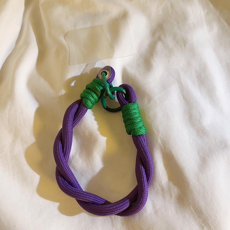 Colorful Mobile Phone Straps Cell Accessories with Patch Phone Charm Bracelet Short Lanyard Wrist Strap Smartphone Jewelry Rope